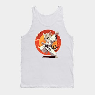 karate cat Tank Top